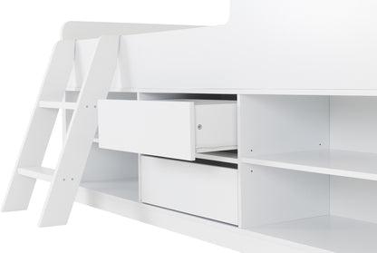 Felix Low Sleeper Bed - White