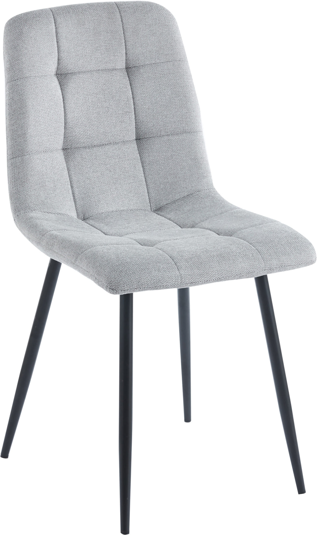Fenton Dining Chair (X2 Per Box) - Light Grey Fabric