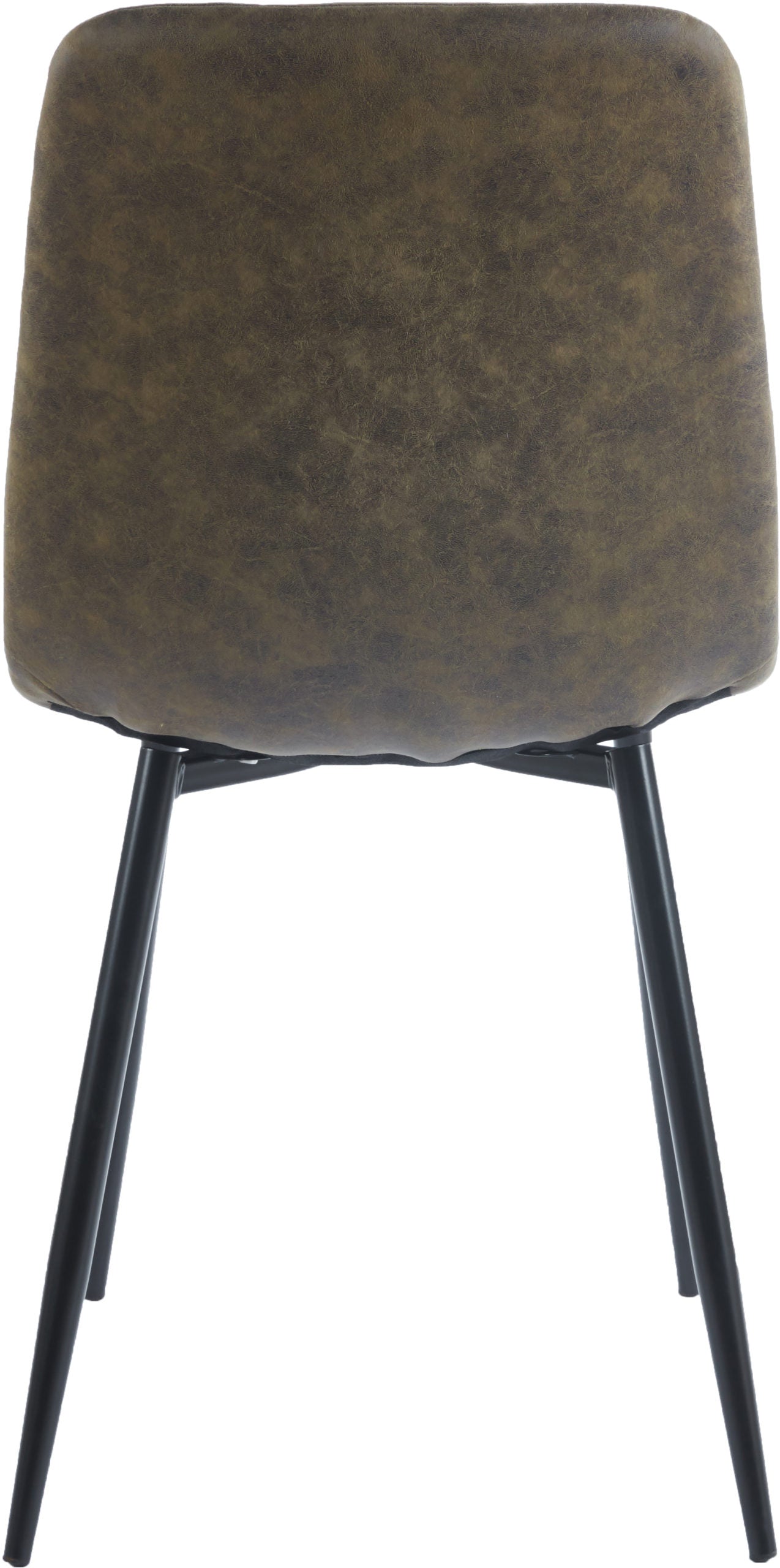 Fenton Dining Chair (X2 Per Box) - Olive Green Suede Fabric