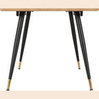 Hamilton Large Dining Table - Medium Oak Effect/Black