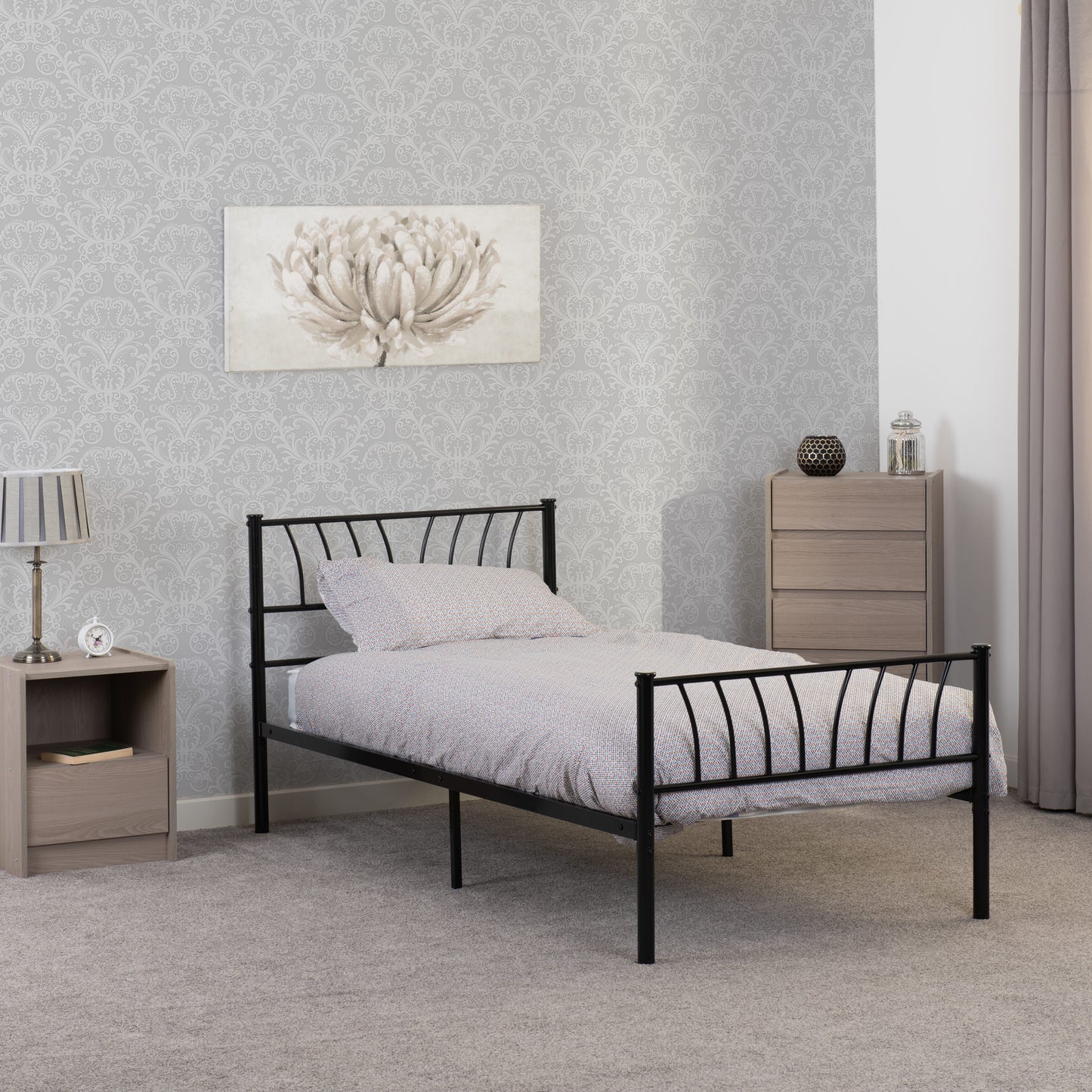 Harlow 3' Bed - Black