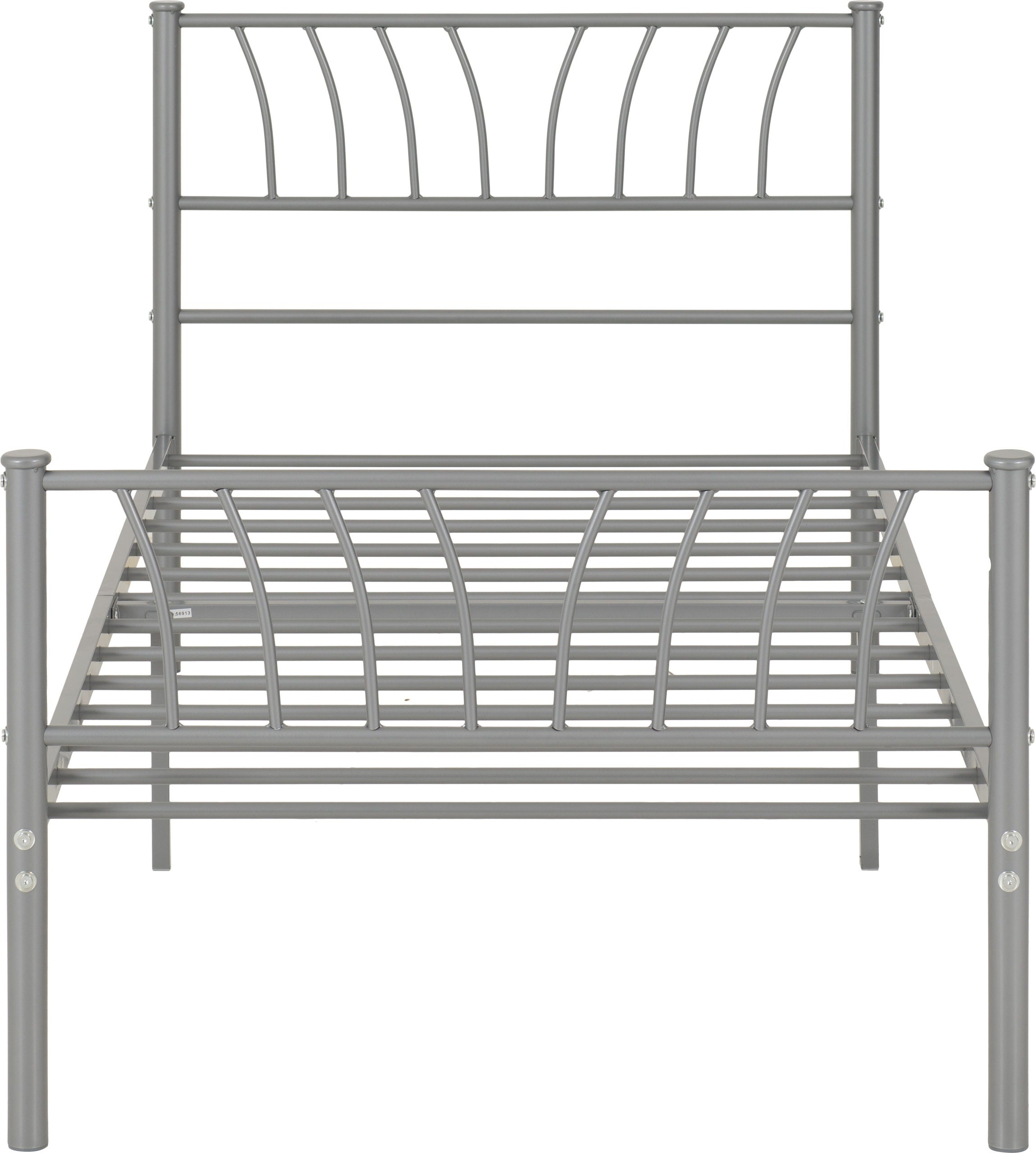 Harlow 3' Bed - Silver