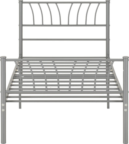 Harlow 3' Bed - Silver
