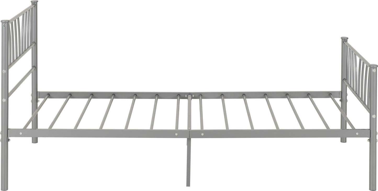 Harlow 3' Bed - Silver