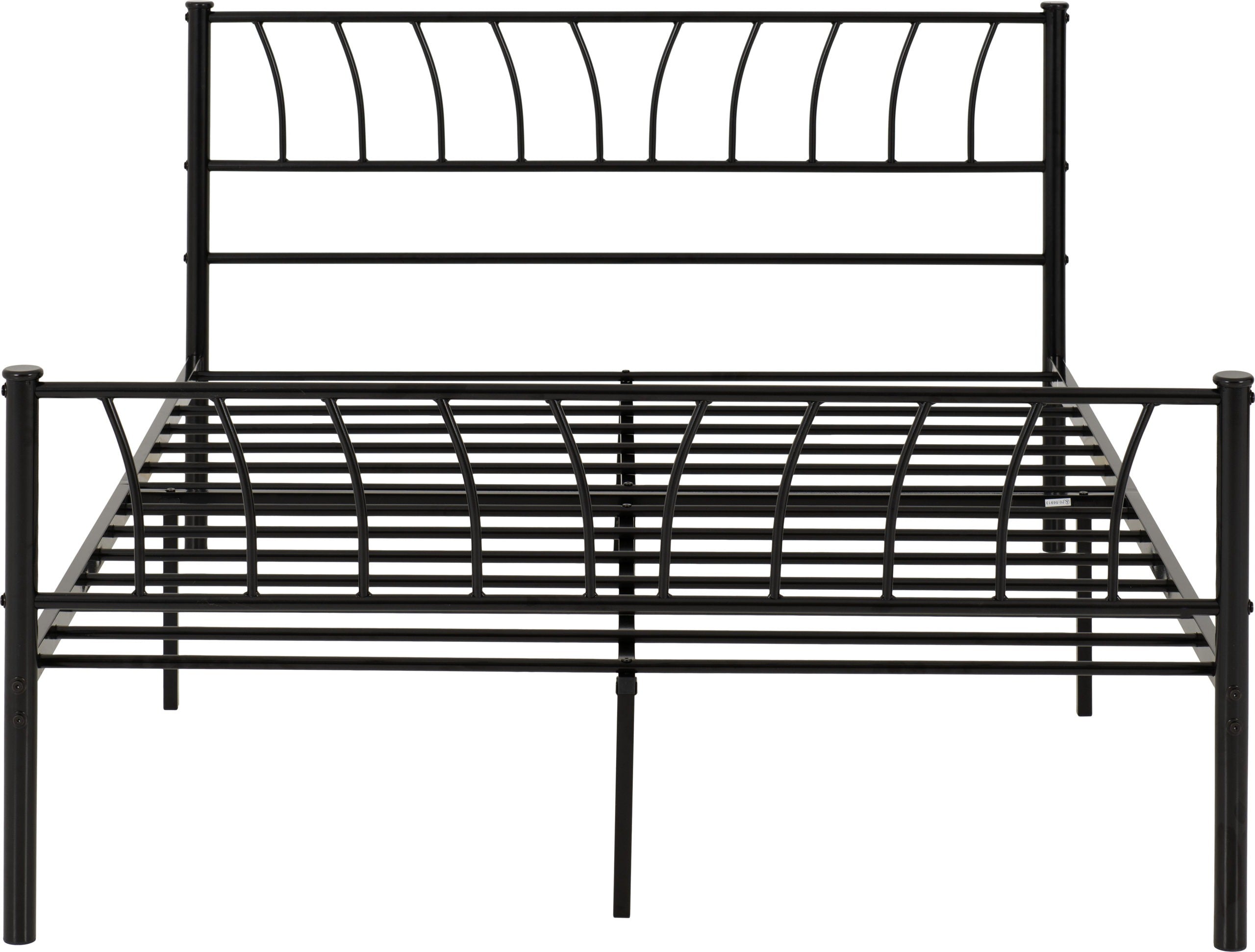 Harlow 4'6" Bed - Black