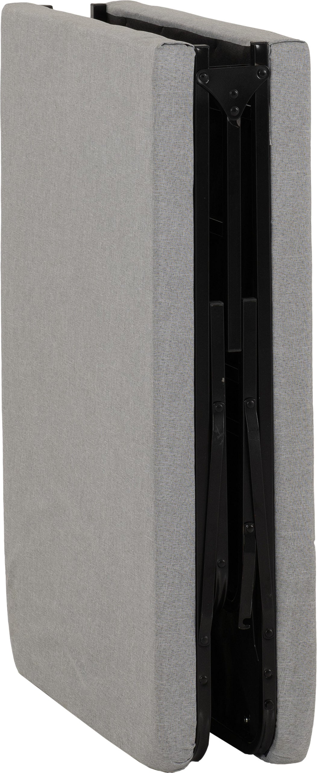 Jaden Folding Guest Bed - Black/Grey Fabric