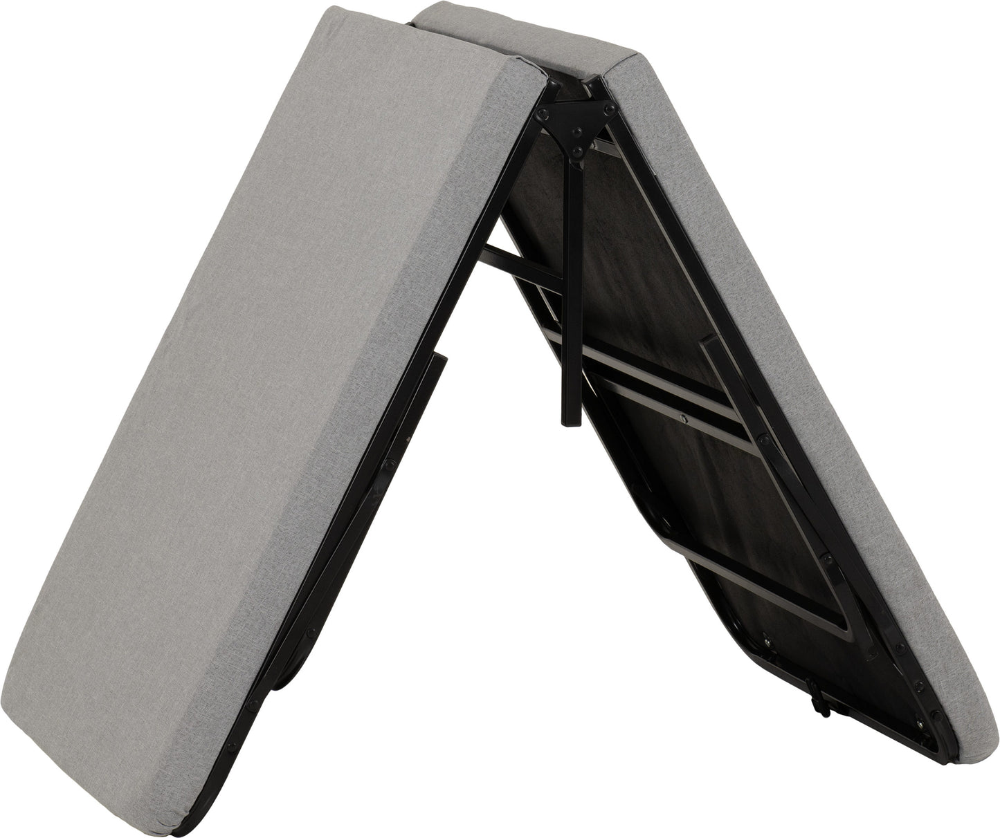 Jaden Folding Guest Bed - Black/Grey Fabric