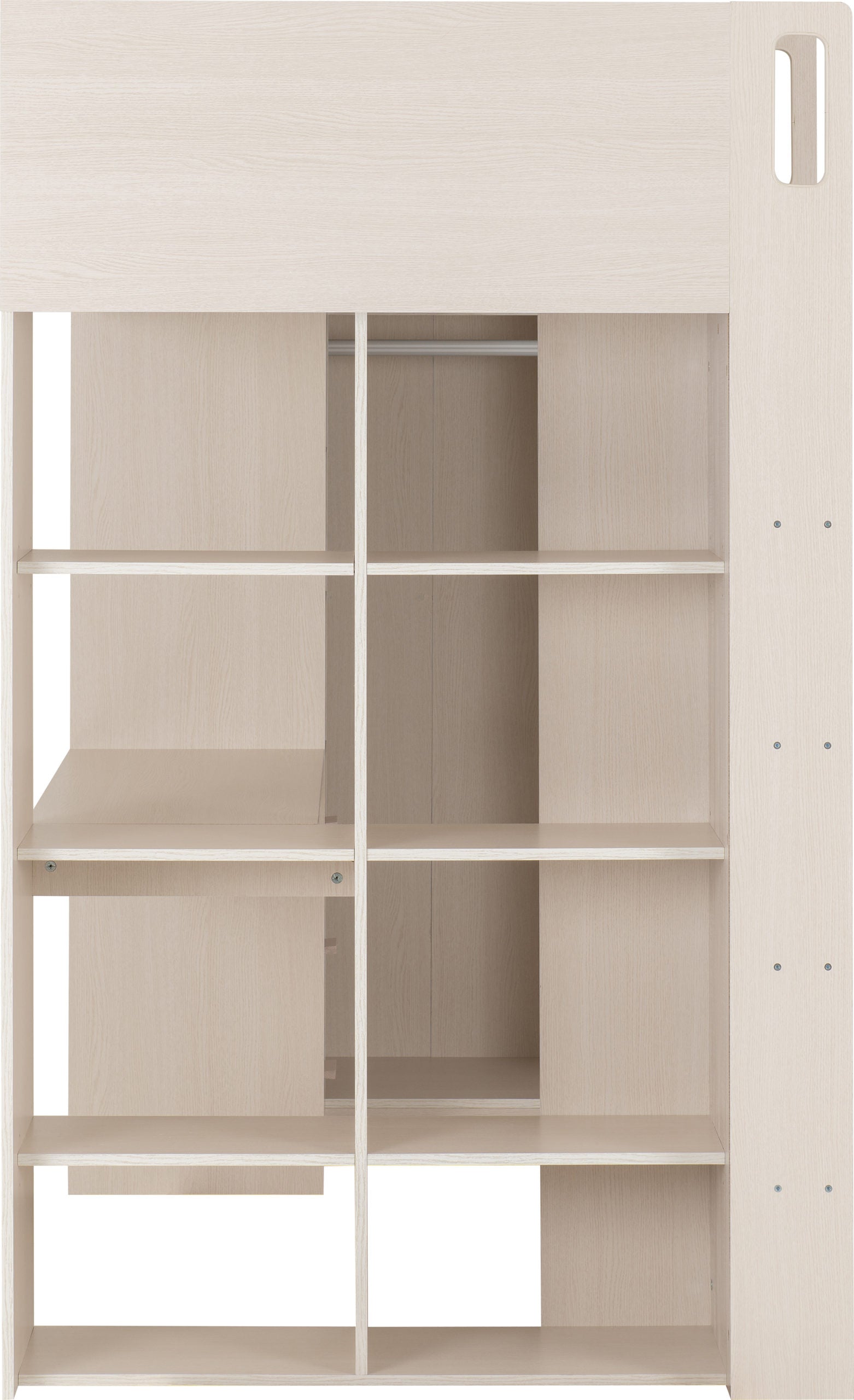 Jupiter High Sleeper Bed - White/Grey