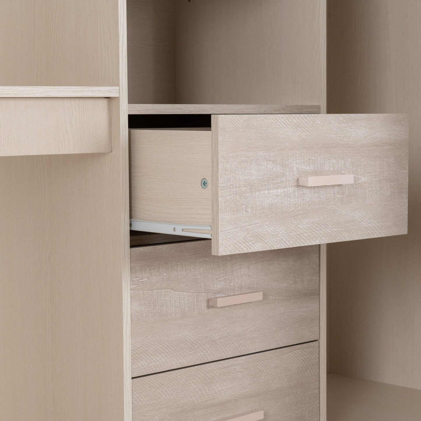 Jupiter High Sleeper Bed - White/Grey