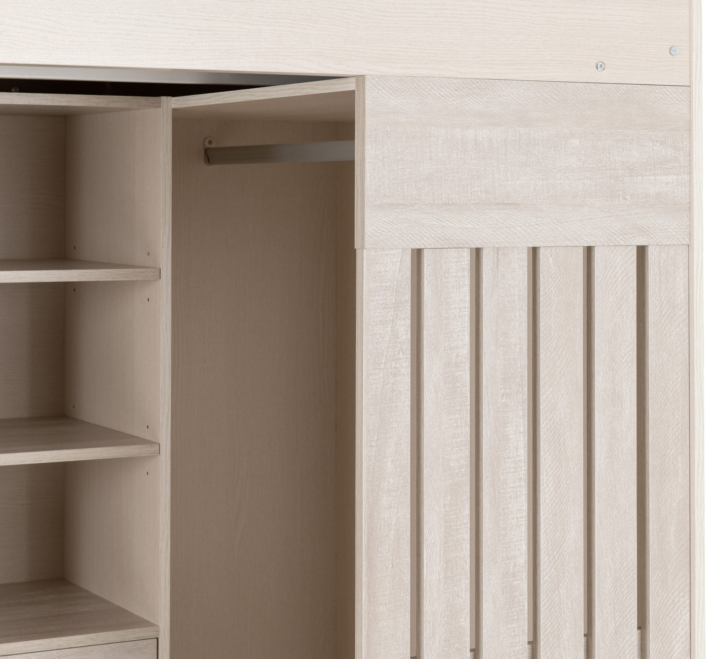 Jupiter High Sleeper Bed - White/Grey