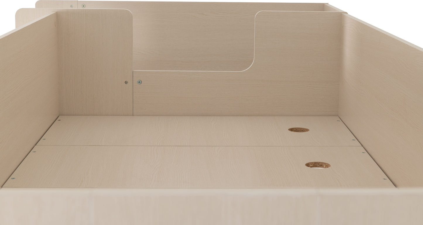 Jupiter High Sleeper Bed - White/Grey