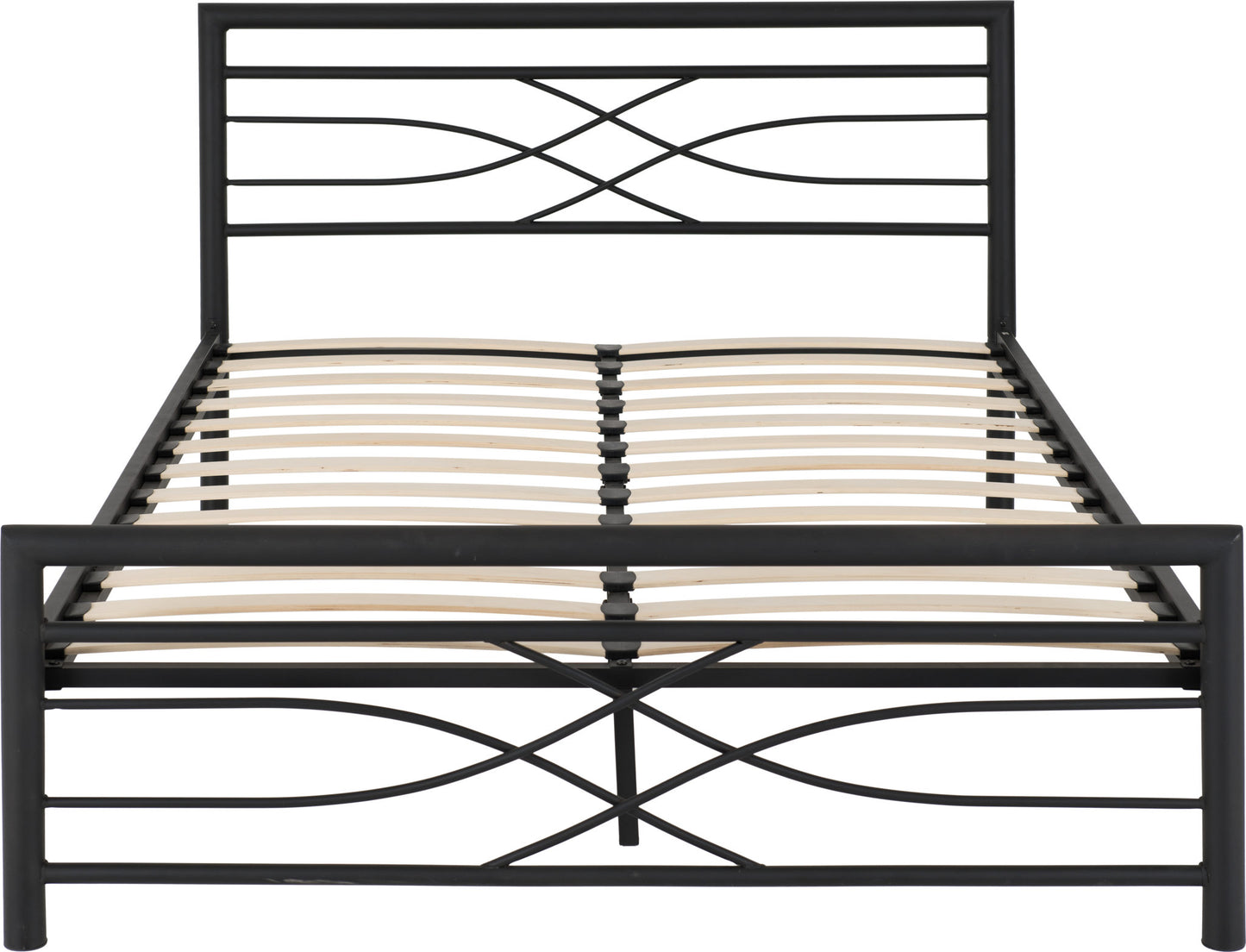 Kelly 4'6" Bed - Black