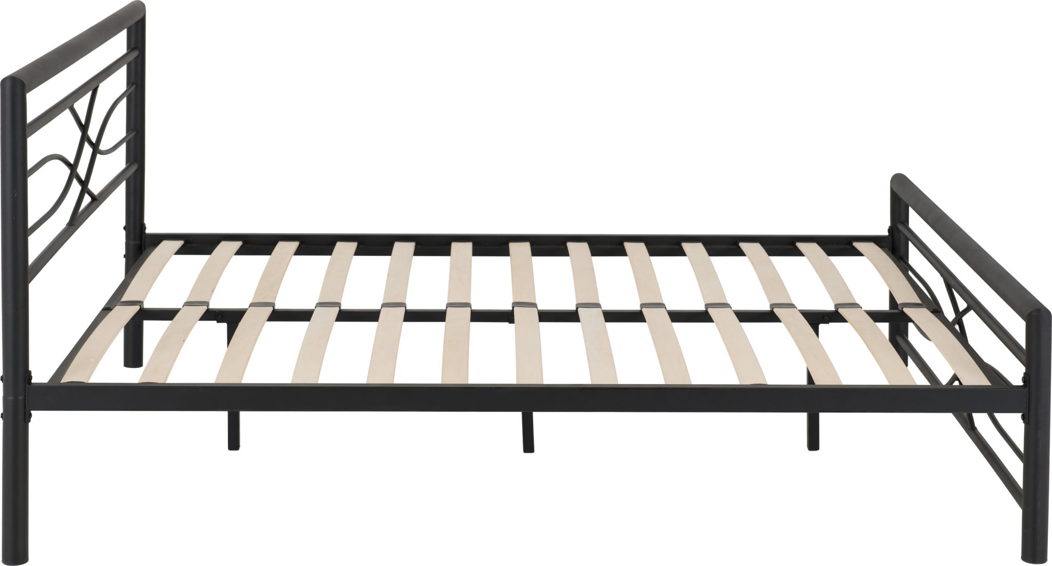 Kelly 4'6" Bed - Black