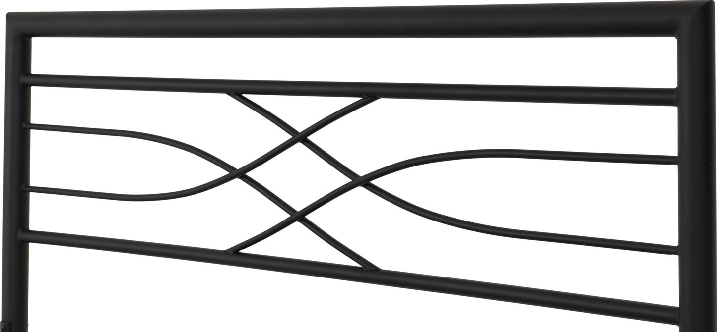 Kelly 4'6" Bed - Black