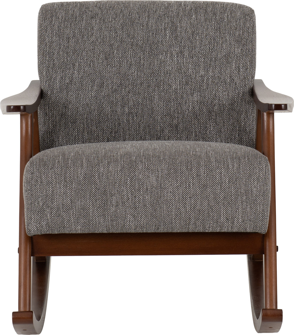 Kendra Rocking Chair - Grey Fabric