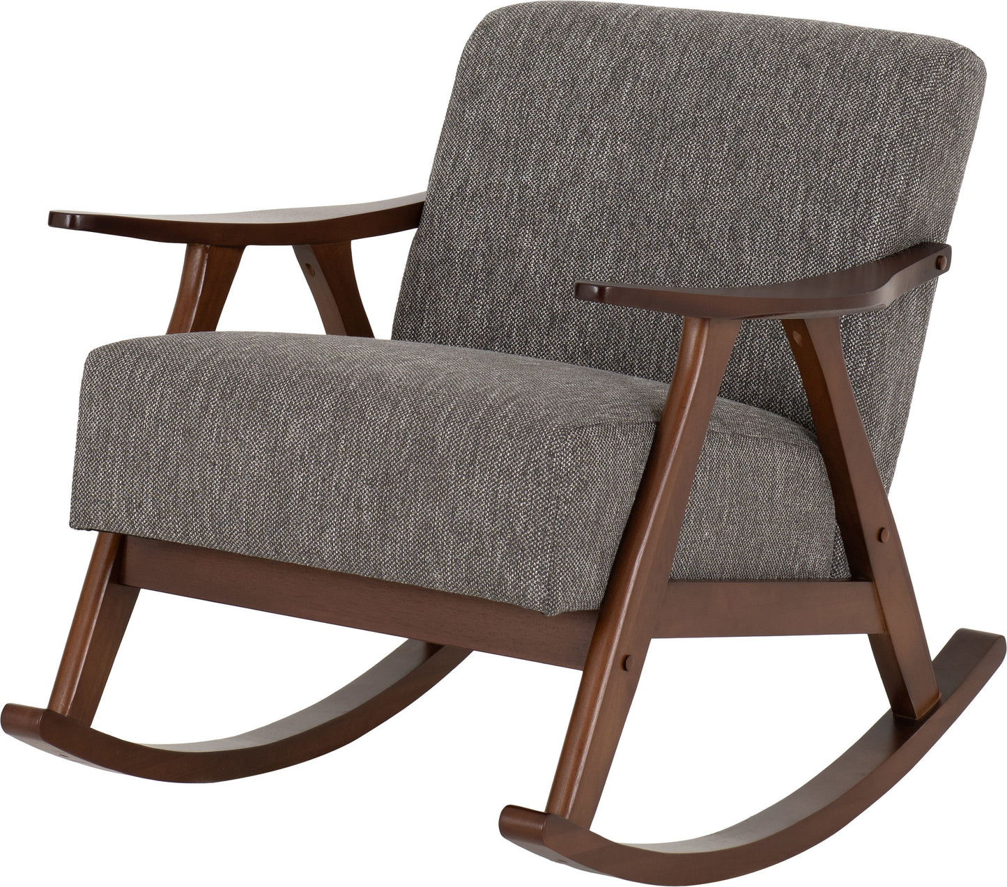 Kendra Rocking Chair - Grey Fabric