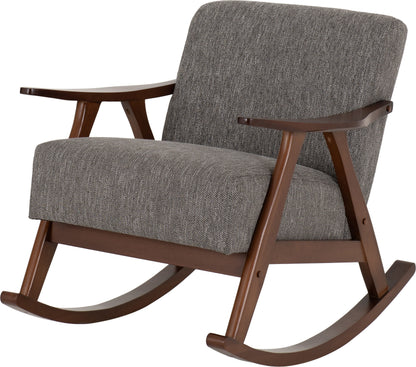 Kendra Rocking Chair - Grey Fabric