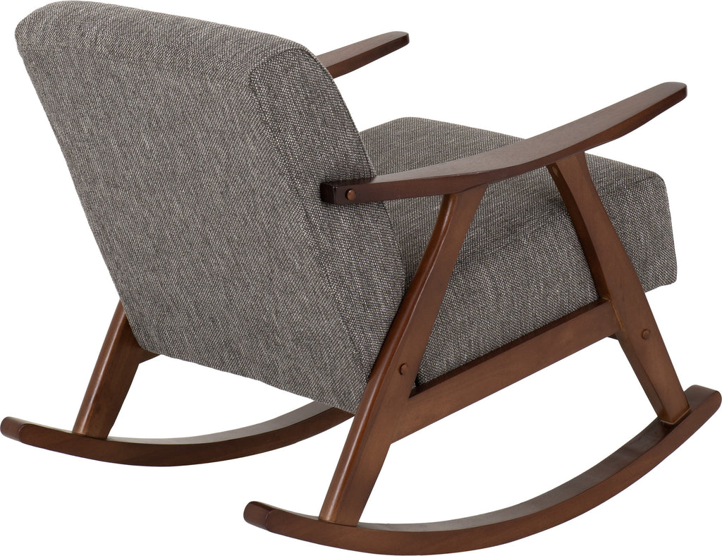 Kendra Rocking Chair - Grey Fabric