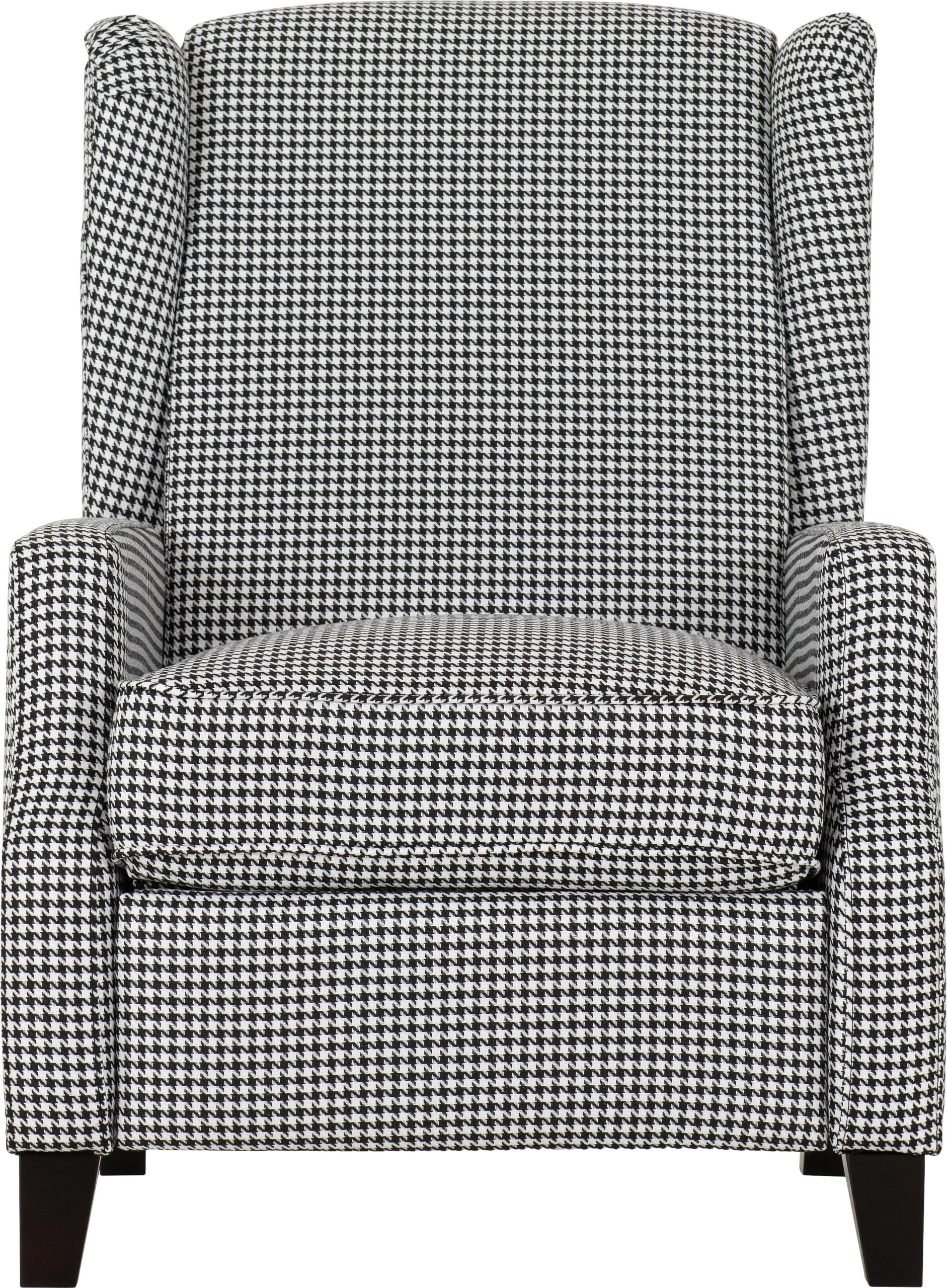 Kensington Recliner Chair - Dogtooth Fabric
