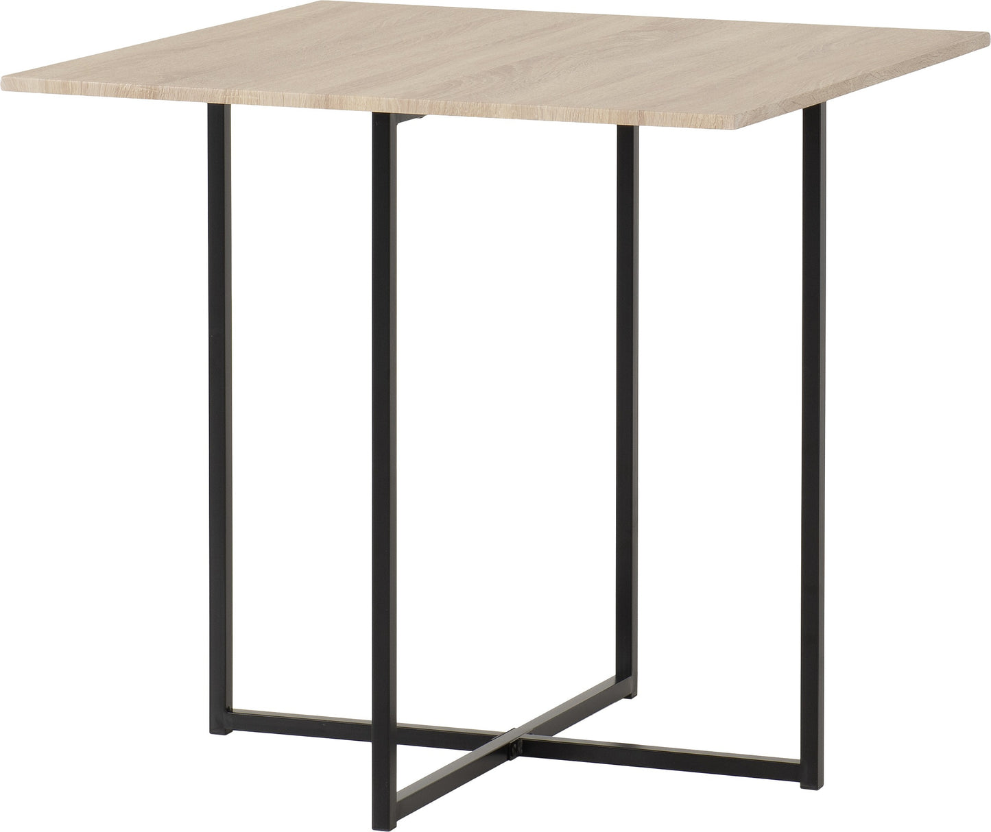 Kent 1+4 Stowaway Dining Set - Sonoma Oak Effect/Black