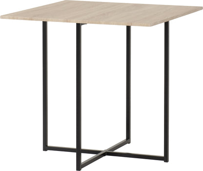 Kent 1+4 Stowaway Dining Set - Sonoma Oak Effect/Black