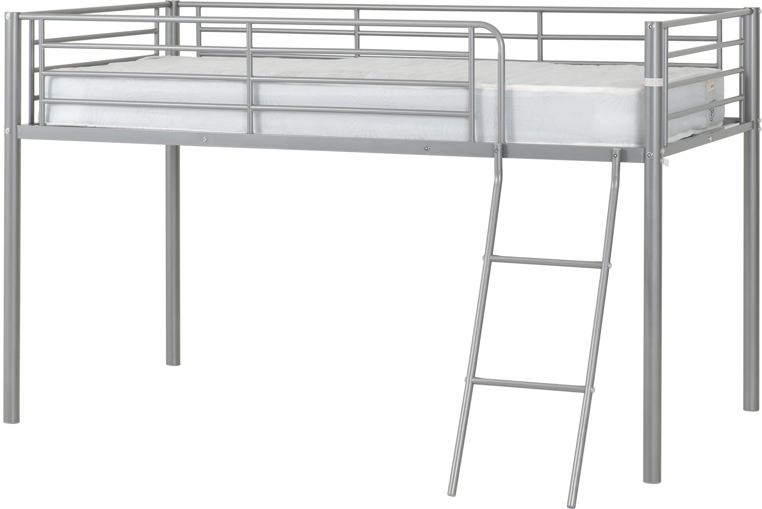 Kora Mid Sleeper Bed - Silver