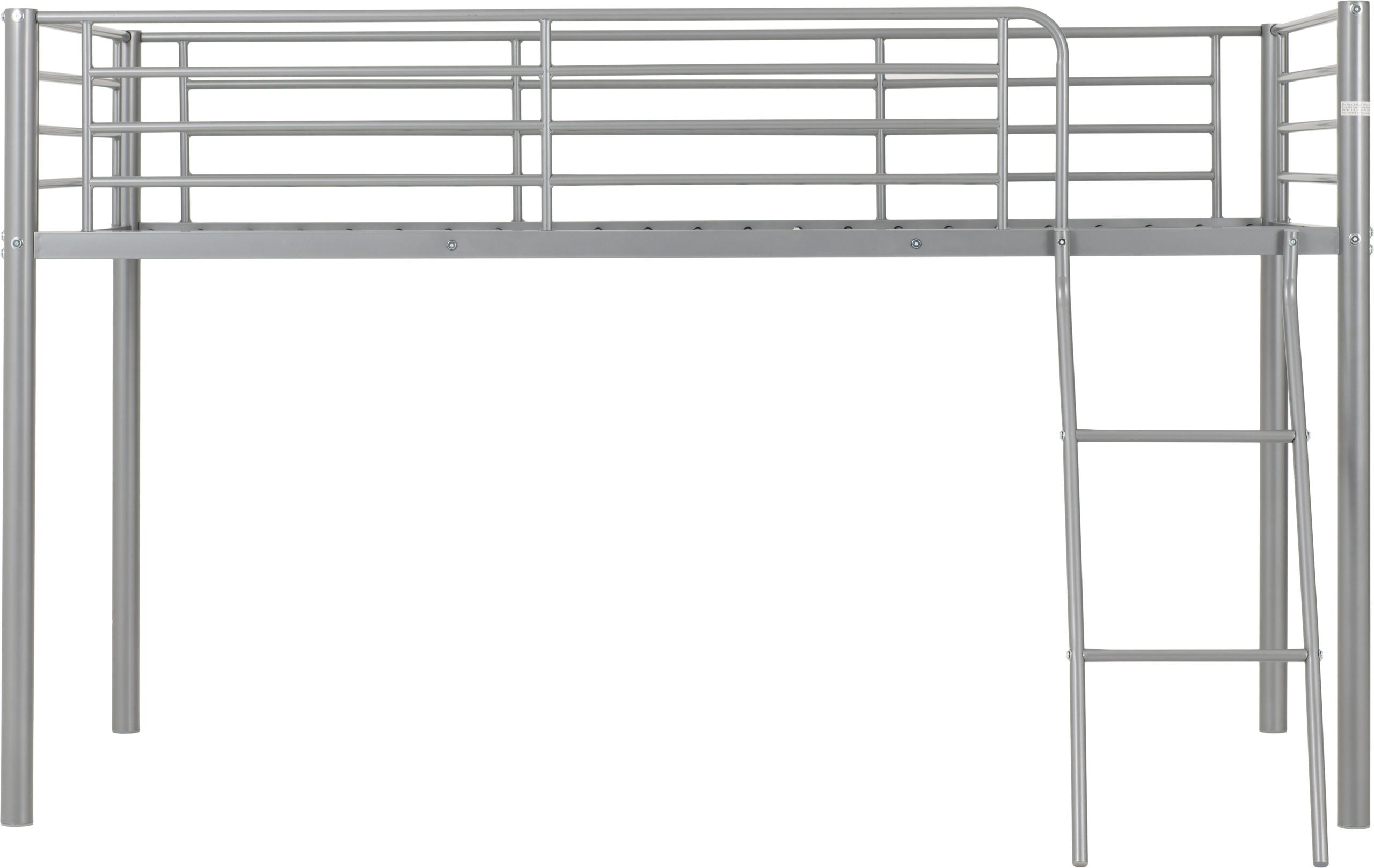 Kora Mid Sleeper Bed - Silver