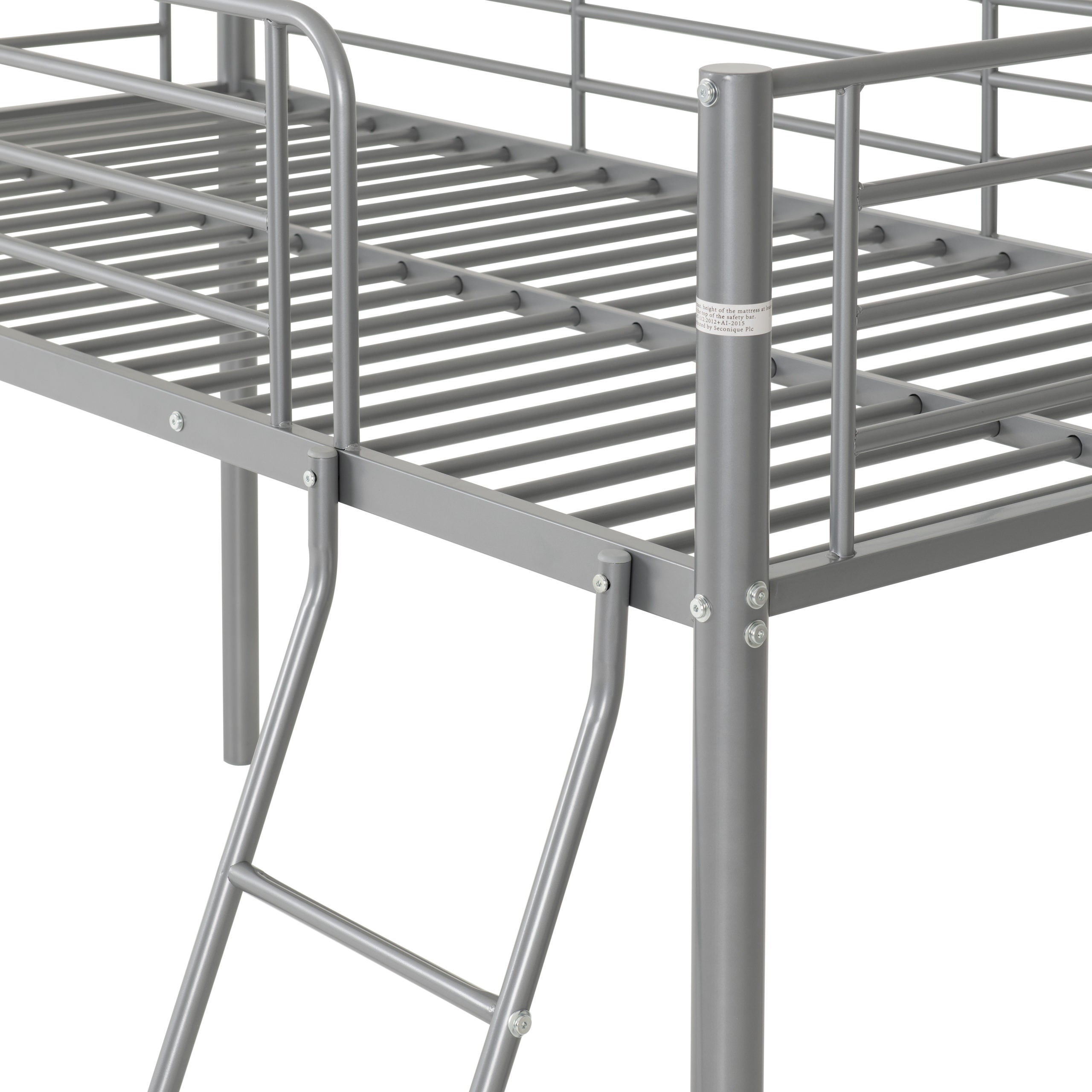 Kora Mid Sleeper Bed - Silver