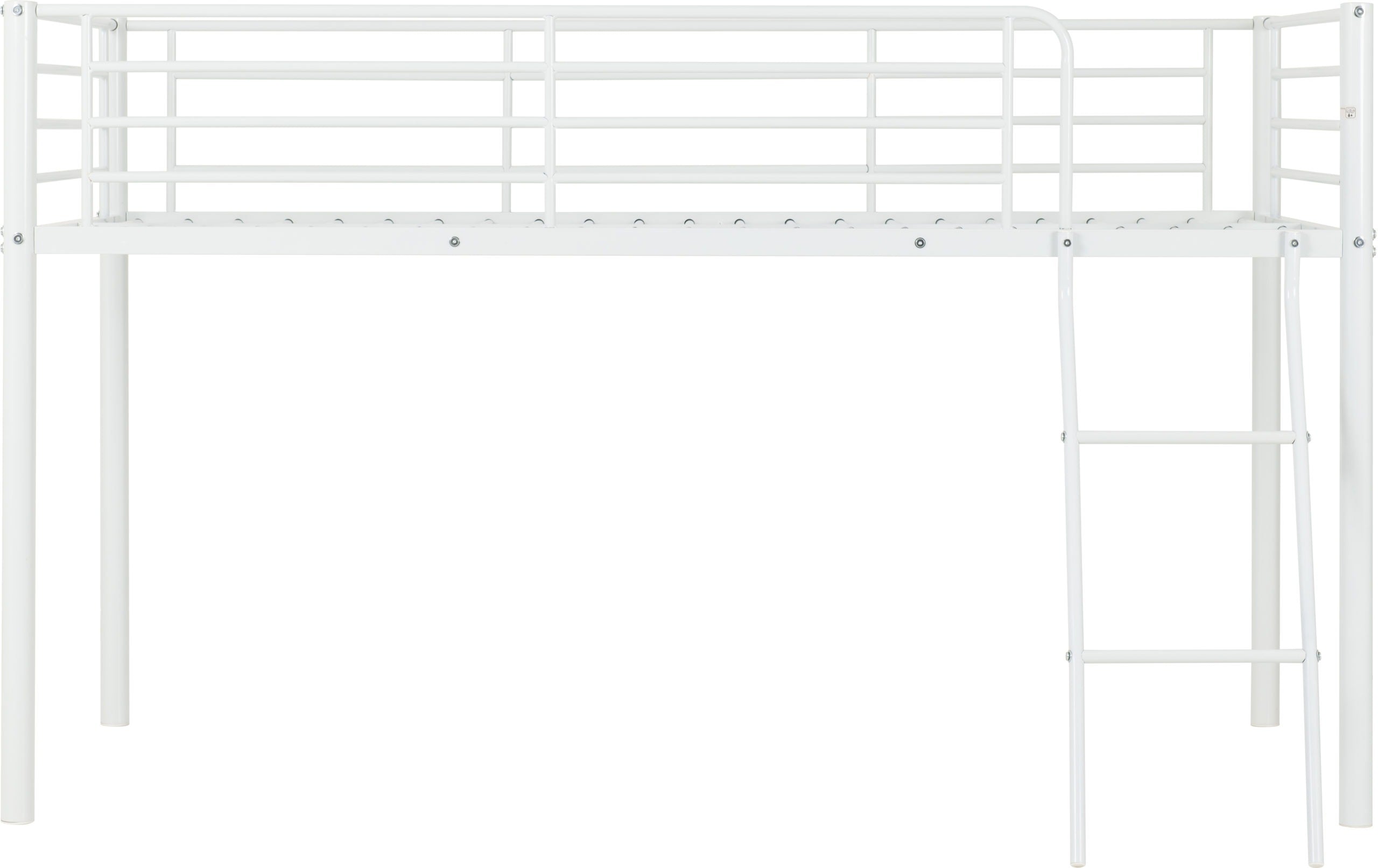 Kora Mid Sleeper Bed - White