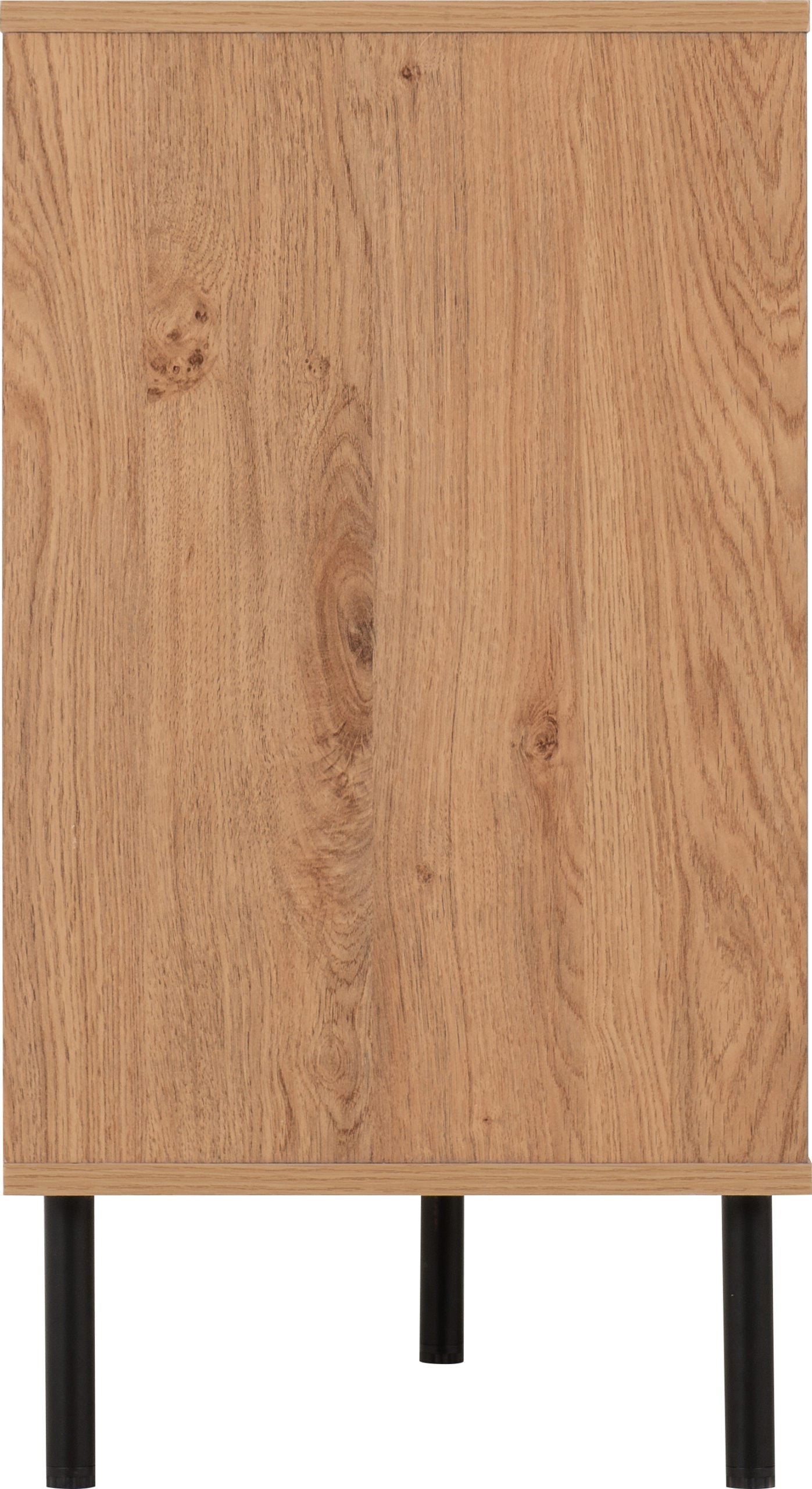 Leon 2 Door 3 Drawer Sideboard - Medium Oak Effect