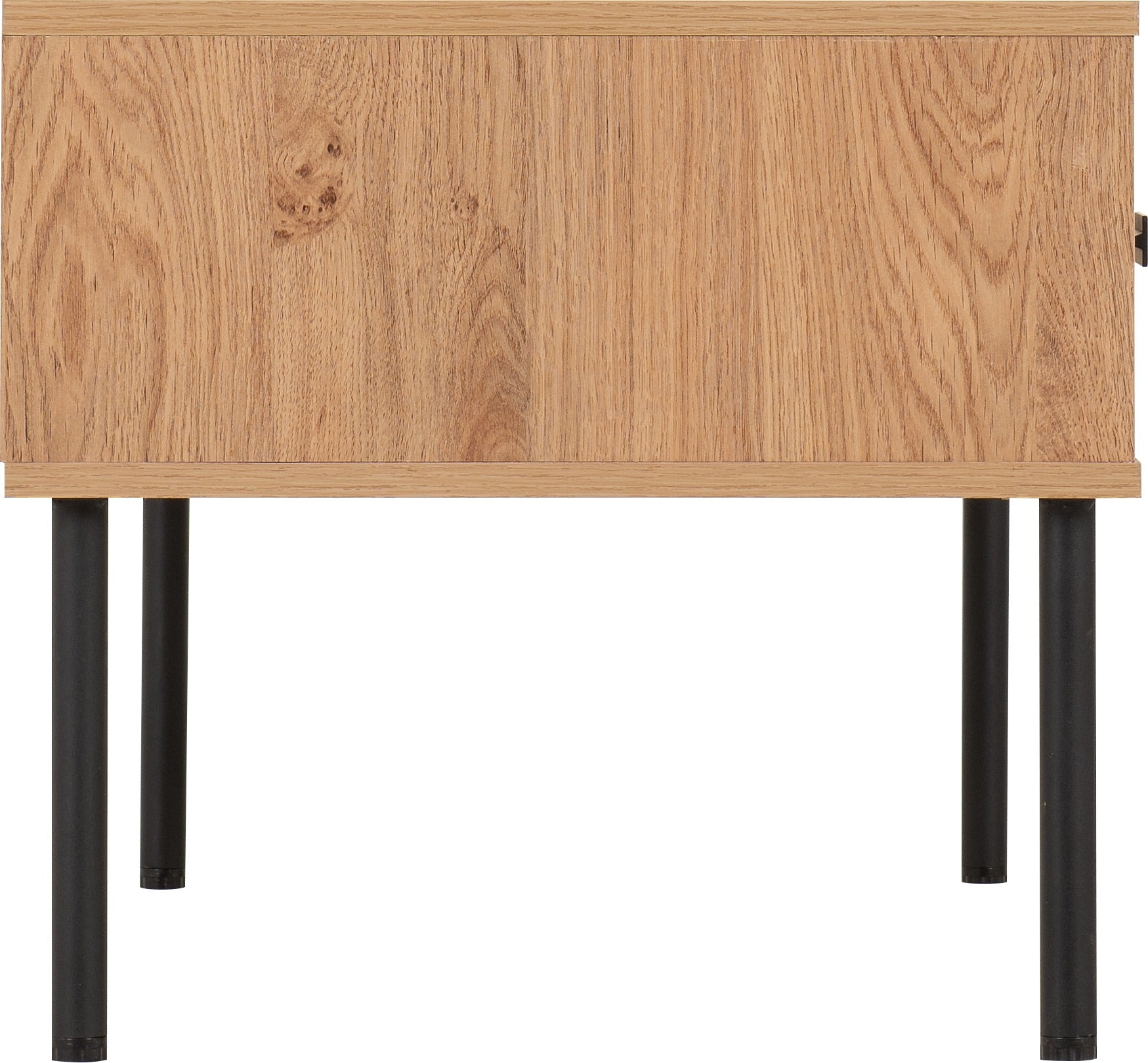Leon 2 Drawer Coffee Table - Medium Oak Effect