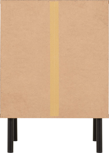 Leon 3 Drawer Bedside - Medium Oak Effect