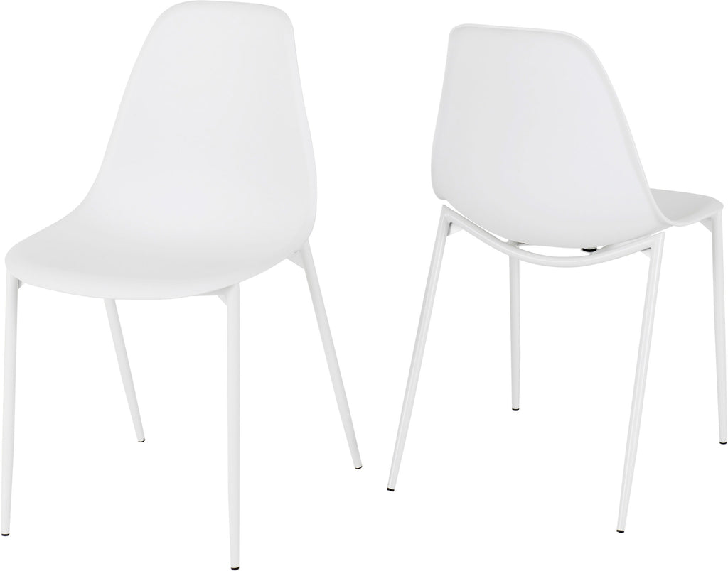 Lindon Dining Chair (X2 Per Box) - White
