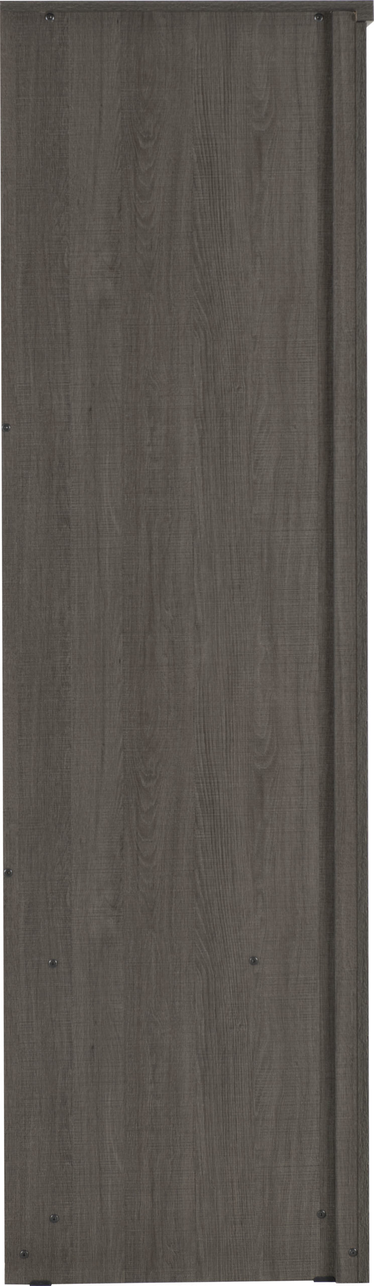 Lisbon 3 Door Wardrobe - Black Wood Grain
