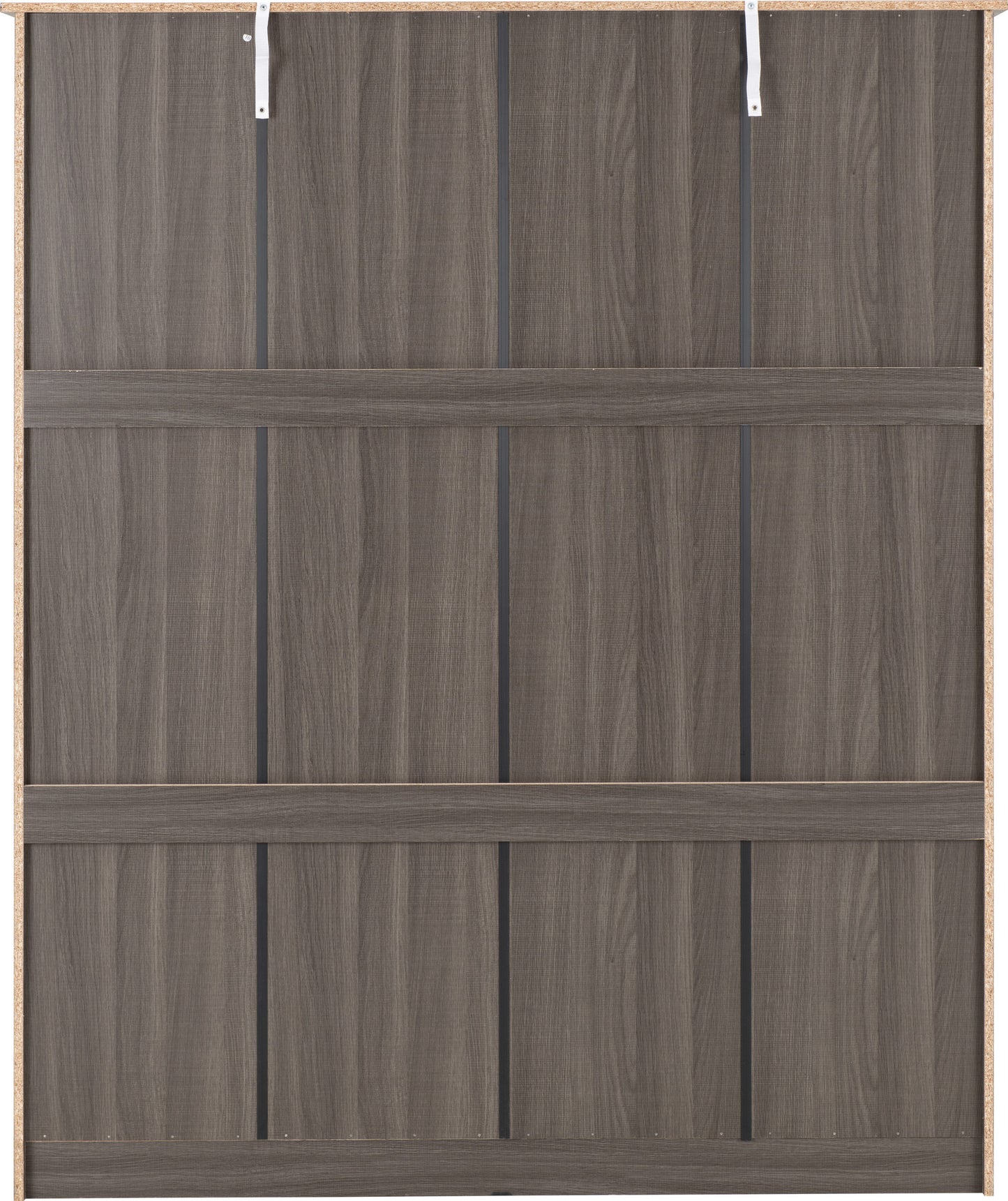 Lisbon 4 Door Wardrobe - Black Wood Grain