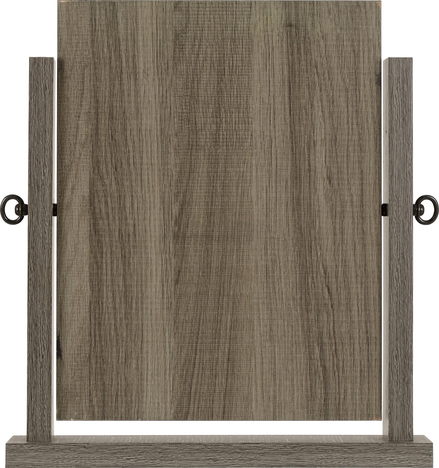 Lisbon Dressing Table Mirror - Black Wood Grain