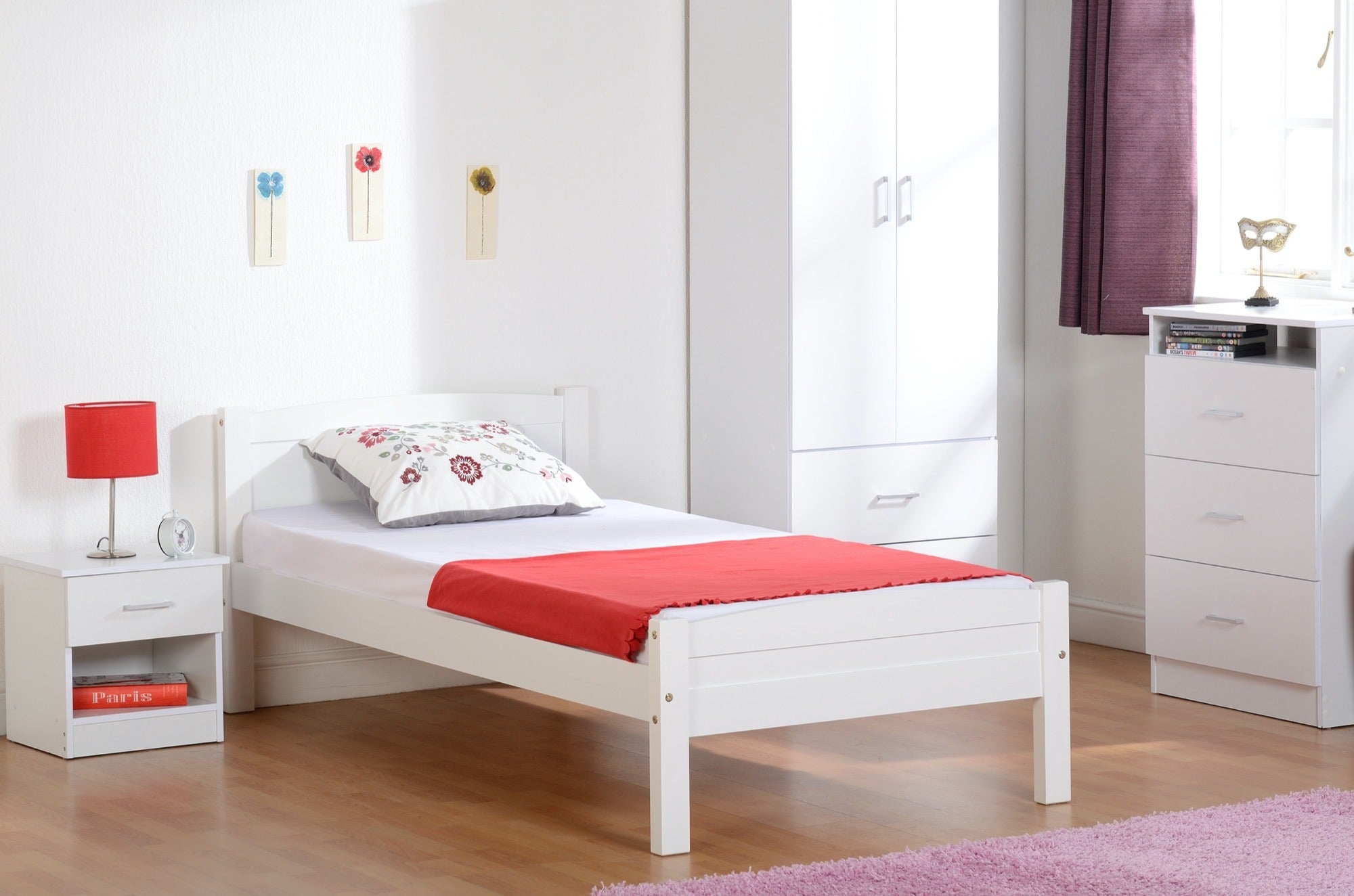 Polar Bedroom Trio Set - White