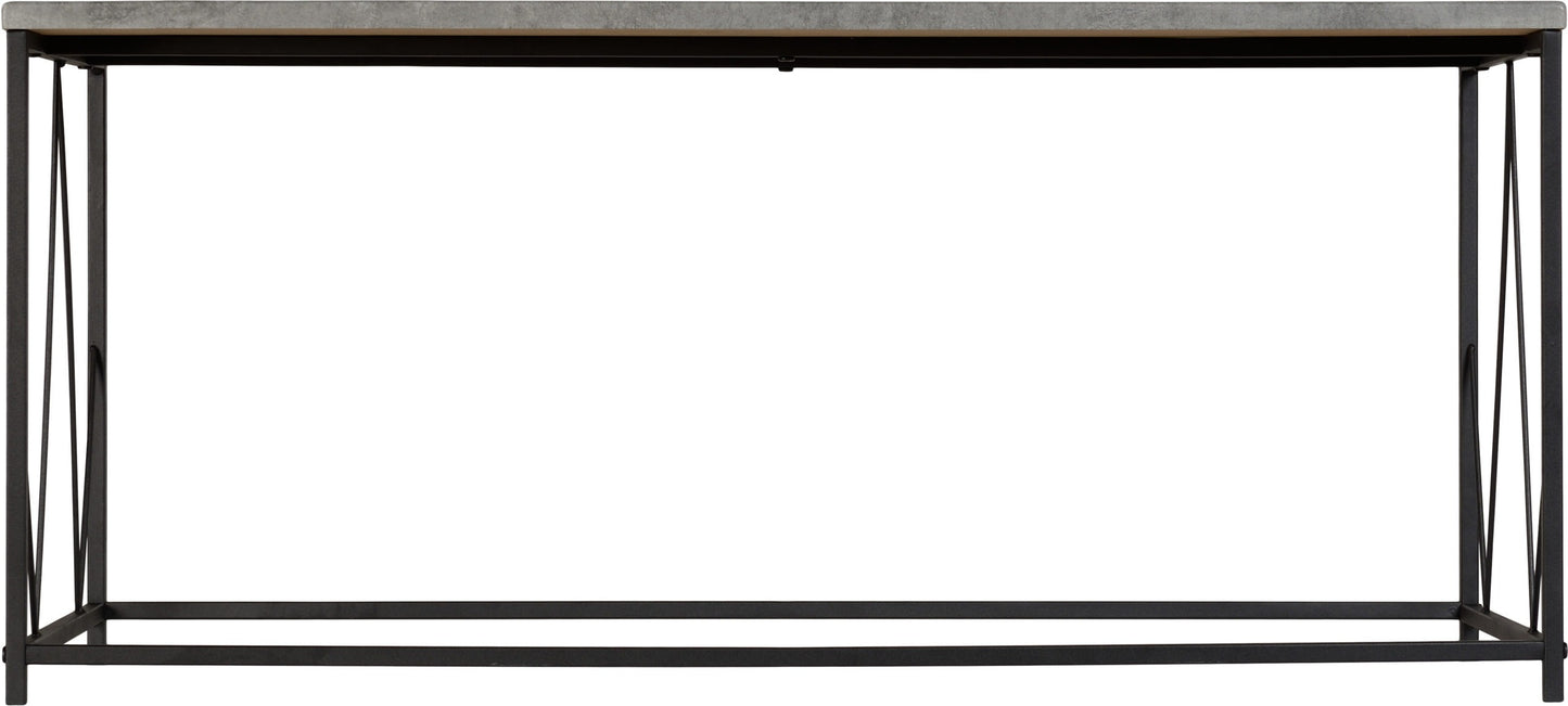 Athens Rectangular Coffee Table - Concrete Effect