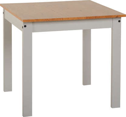 Ludlow 1+2 Dining Set - Light Grey/Oak Effect