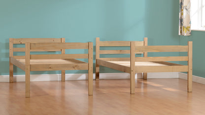 Panama 3' Bunk Bed - Natural Wax