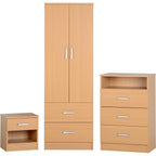 Polar Bedroom Trio Set - Beech