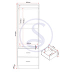 Polar Bedroom Trio Set - White