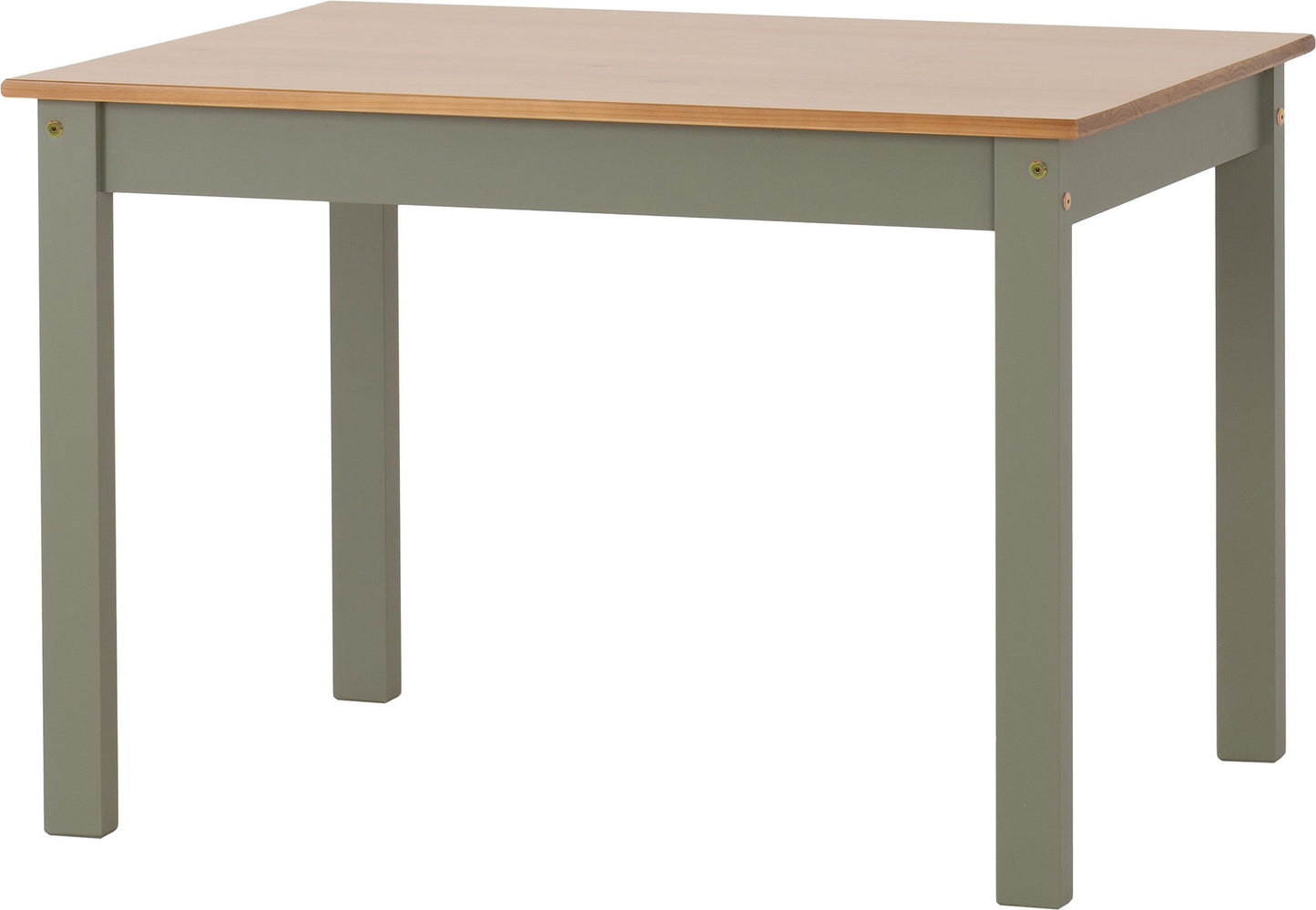Ludlow 1+4 Dining Set - Green/Oak Effect