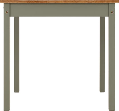 Ludlow 1+4 Dining Set - Green/Oak Effect