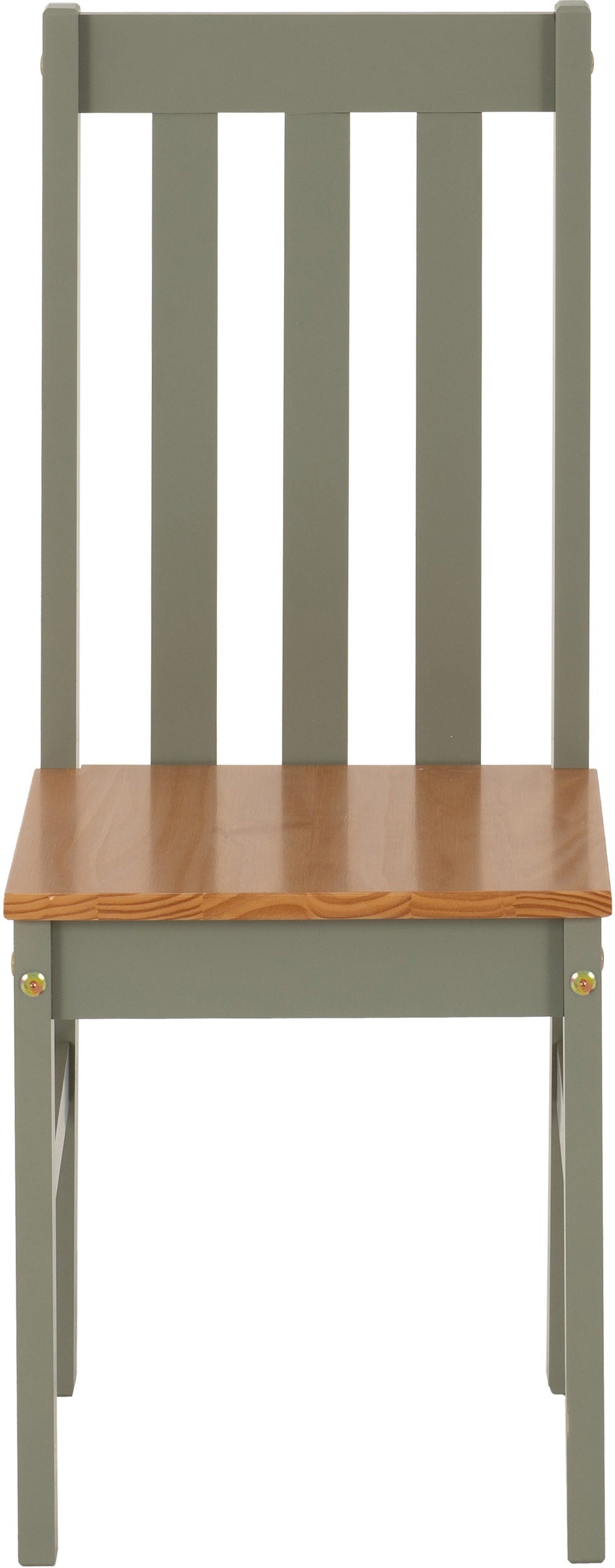 Ludlow 1+4 Dining Set - Green/Oak Effect