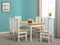 Ludlow 1+6 Dining Set - White/Oak Effect