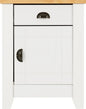 Ludlow Bedside - White/Oak Effect