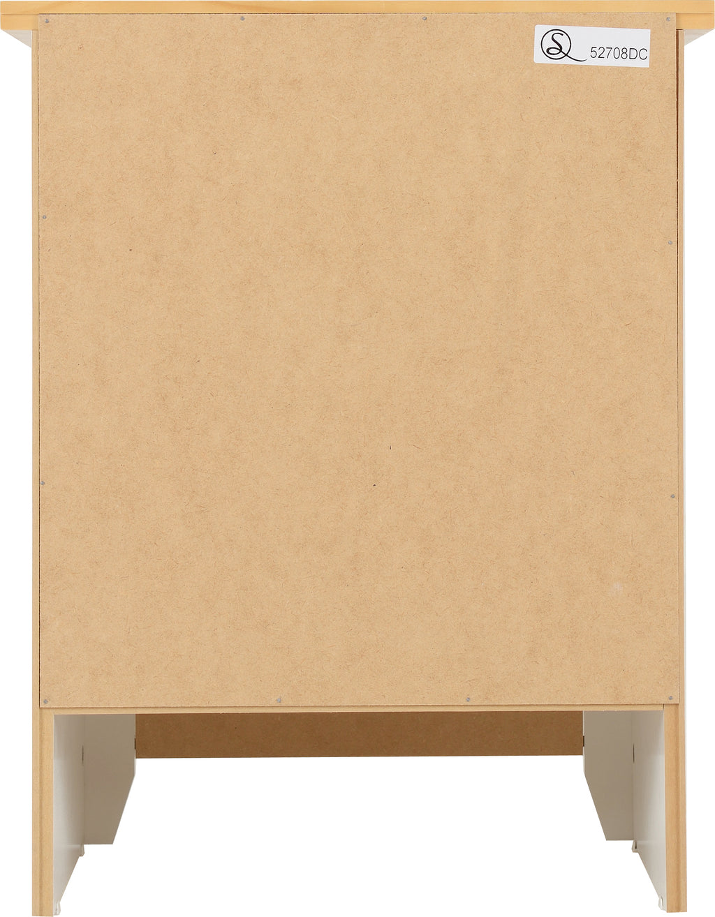 Ludlow Bedside - White/Oak Effect