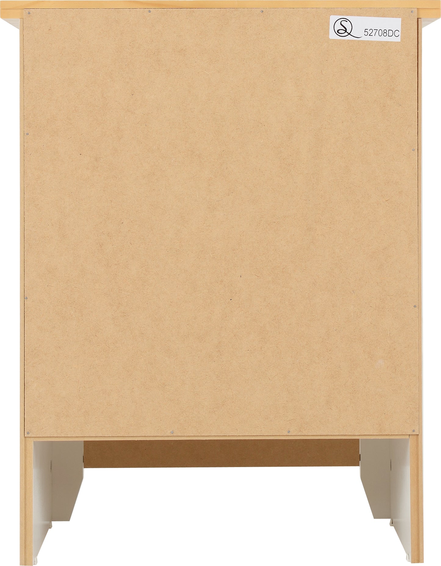 Ludlow Bedside - White/Oak Effect