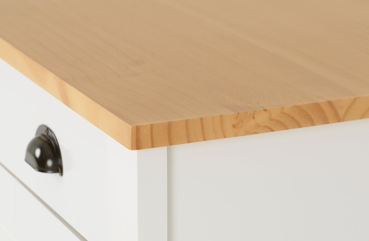 Ludlow Bedside - White/Oak Effect